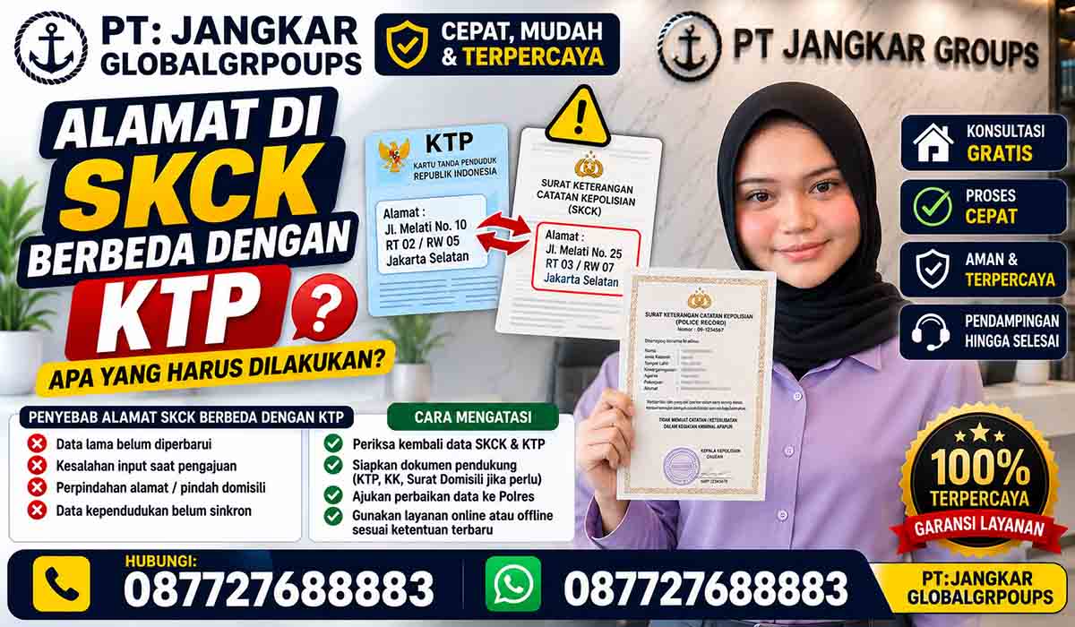 Alamat di SKCK Berbeda dengan KTP