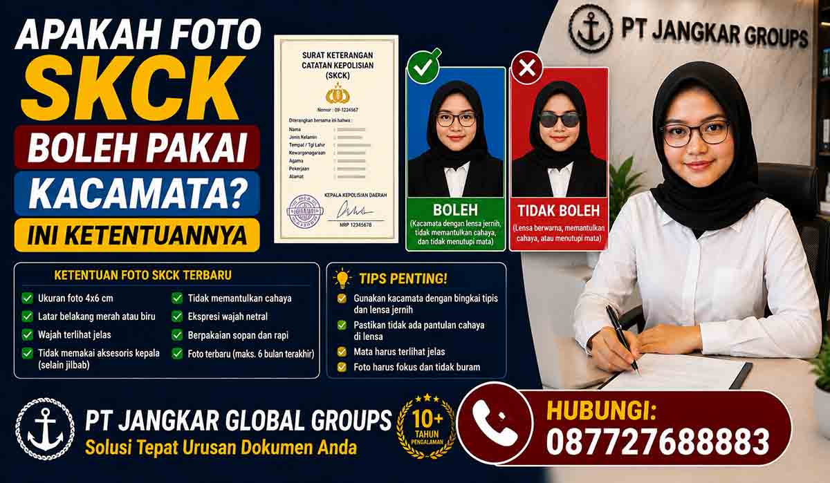 Apakah Foto SKCK Boleh Pakai Kacamata