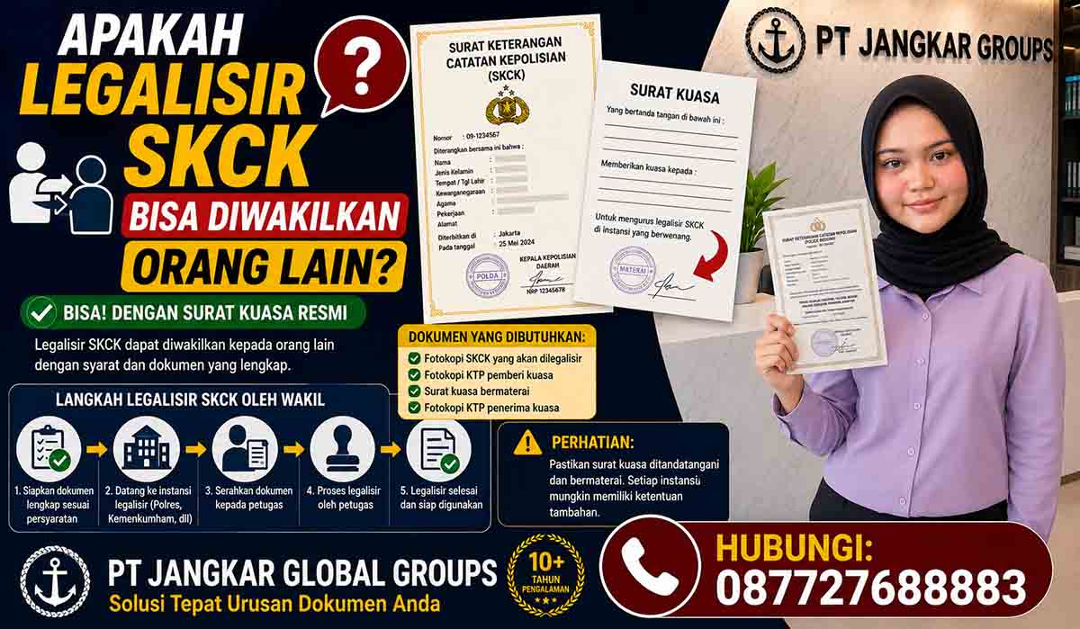 Apakah Legalisir SKCK Bisa Diwakilkan Orang Lain
