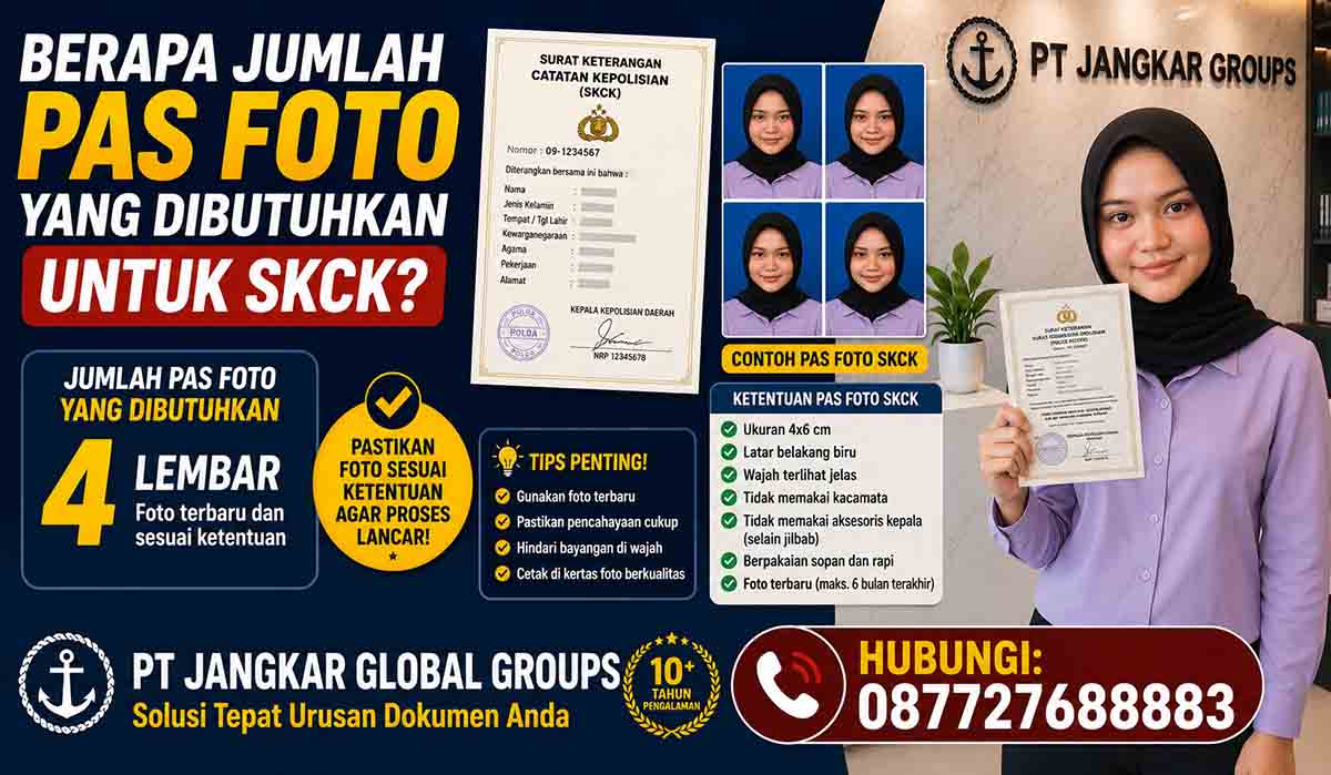 Berapa Jumlah Pas Foto yang Dibutuhkan untuk SKCK?