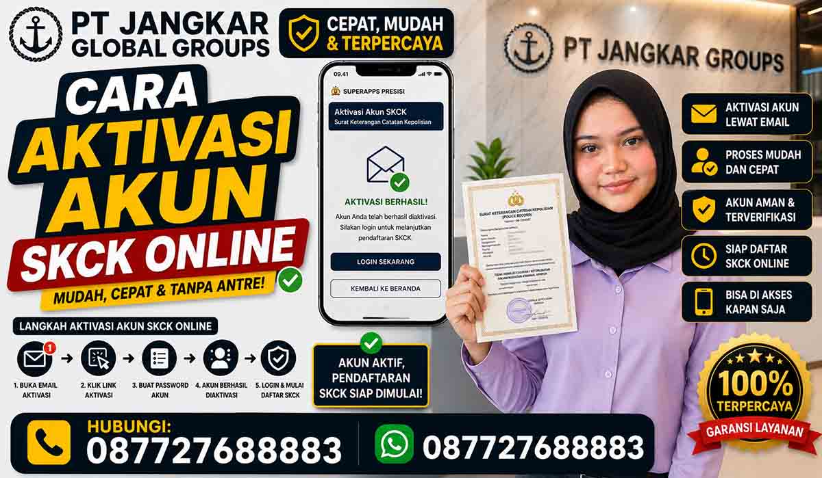 Cara Aktivasi Akun SKCK Online