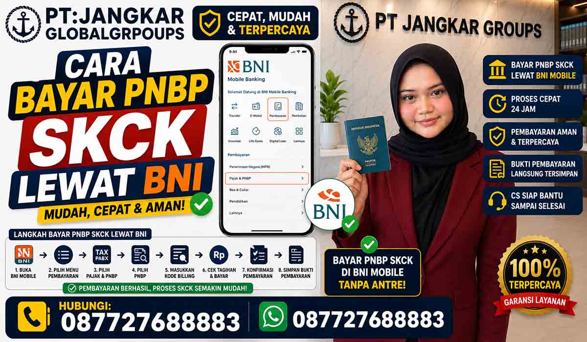 Cara Bayar PNBP SKCK Lewat BNI