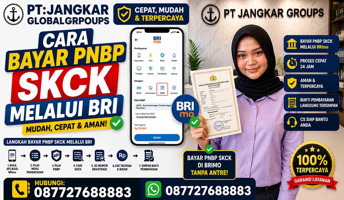 Cara Bayar PNBP SKCK Melalui BRI