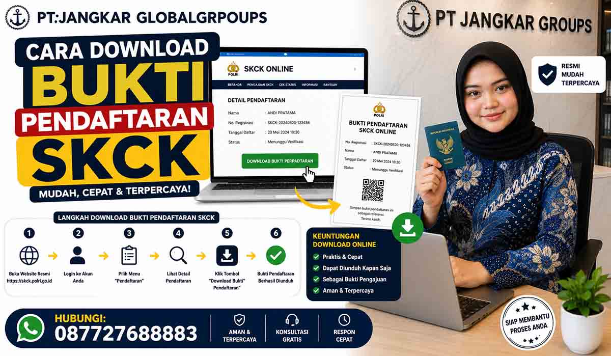 Cara Download Bukti Pendaftaran SKCK