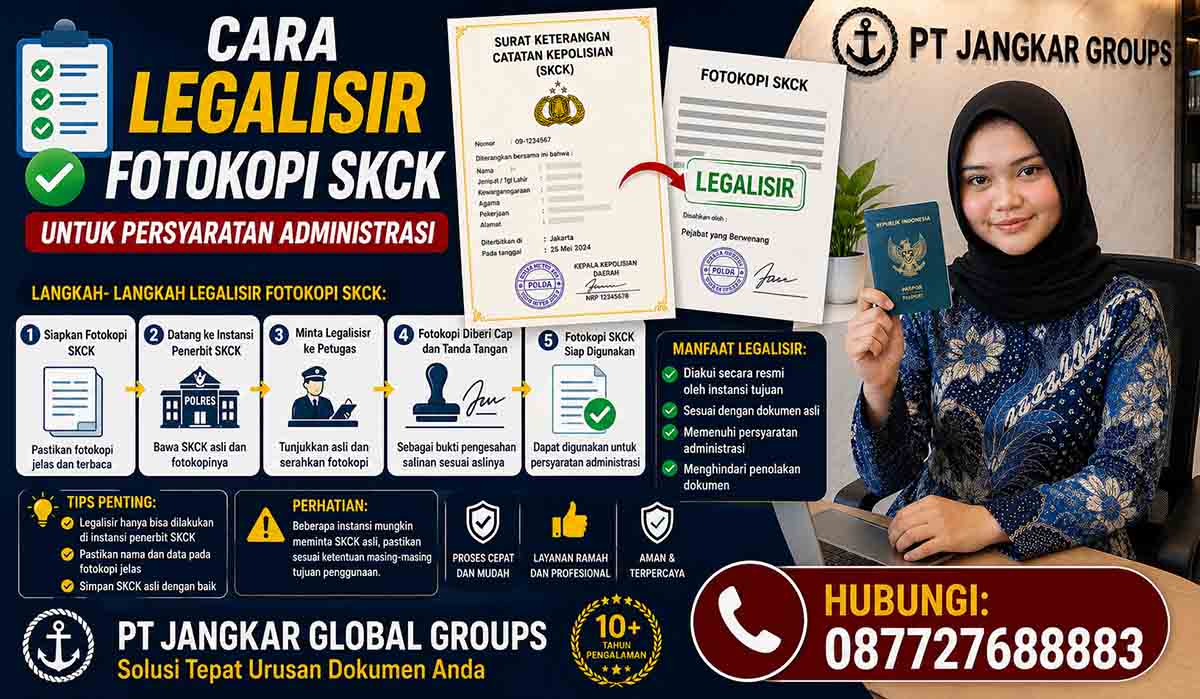 Cara Legalisir Fotokopi SKCK untuk Persyaratan Administrasi