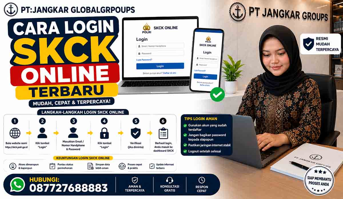 Cara Login SKCK Online Terbaru