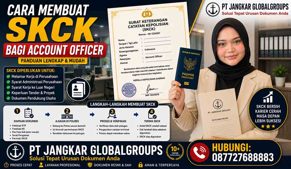 Cara Membuat SKCK bagi Account Officer