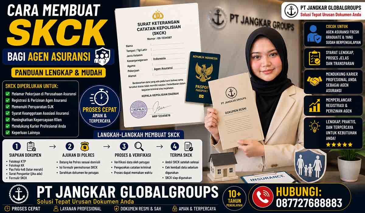 Cara Membuat SKCK bagi Agen Asuransi