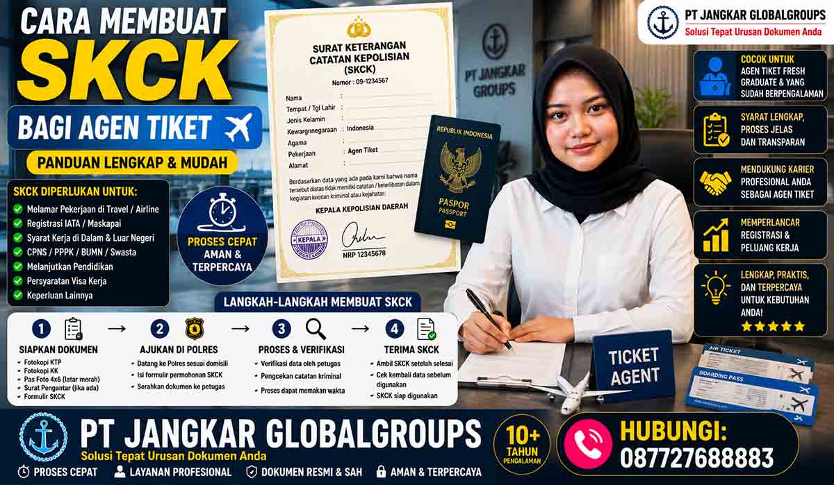 Cara Membuat SKCK bagi Agen Tiket