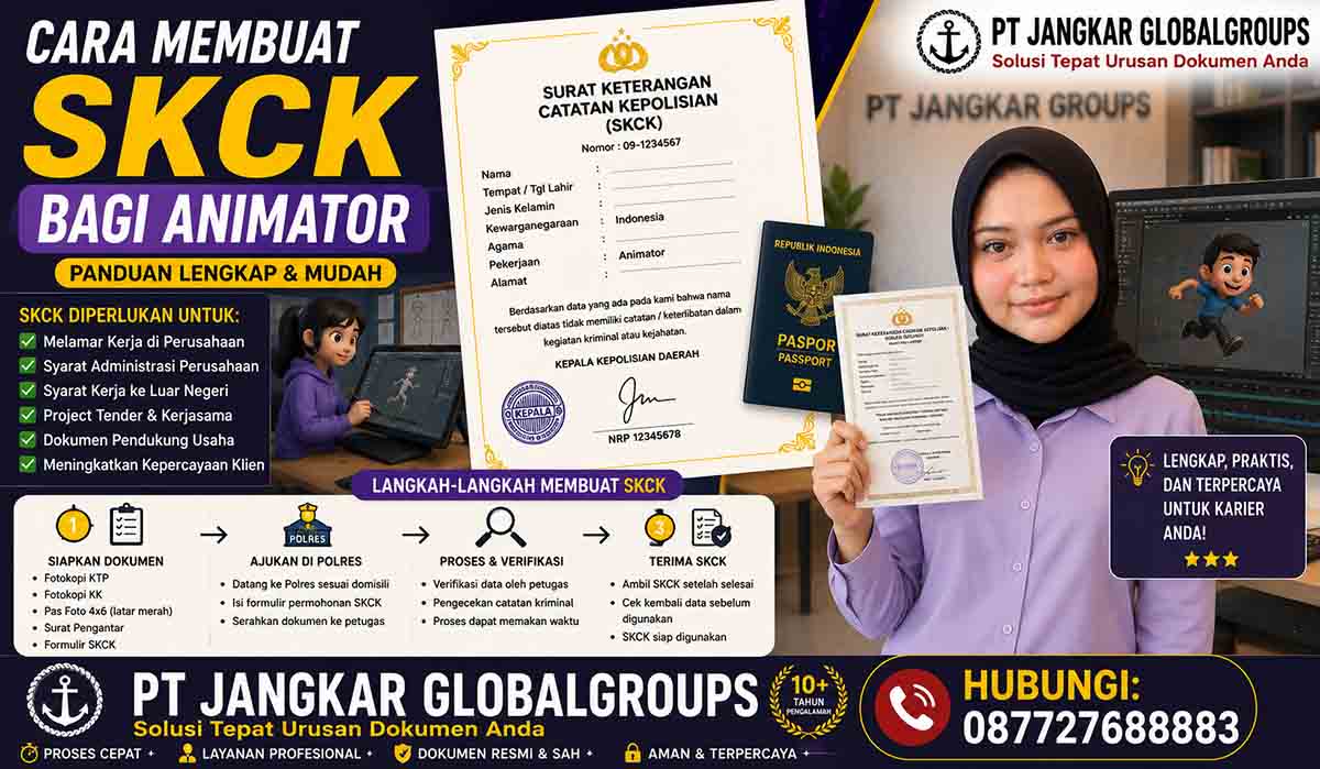 Cara Membuat SKCK bagi Animator