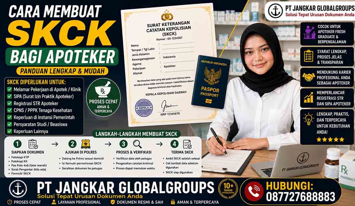 Cara Membuat SKCK bagi Apoteker