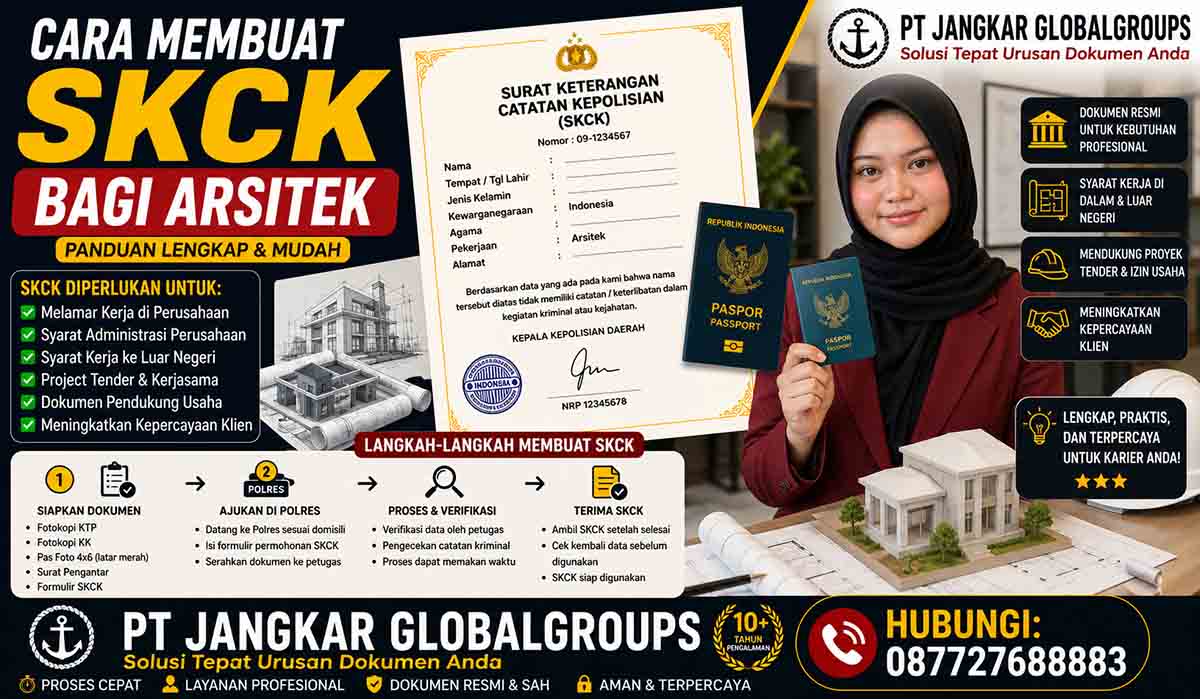Cara Membuat SKCK bagi Arsitek