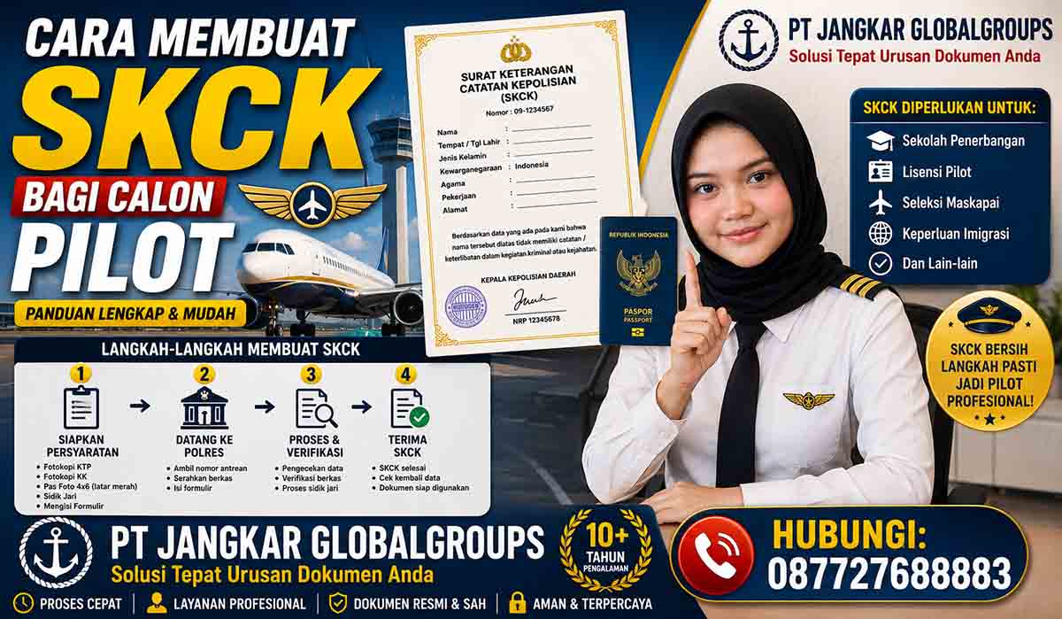 Cara Membuat SKCK bagi Calon Pilot