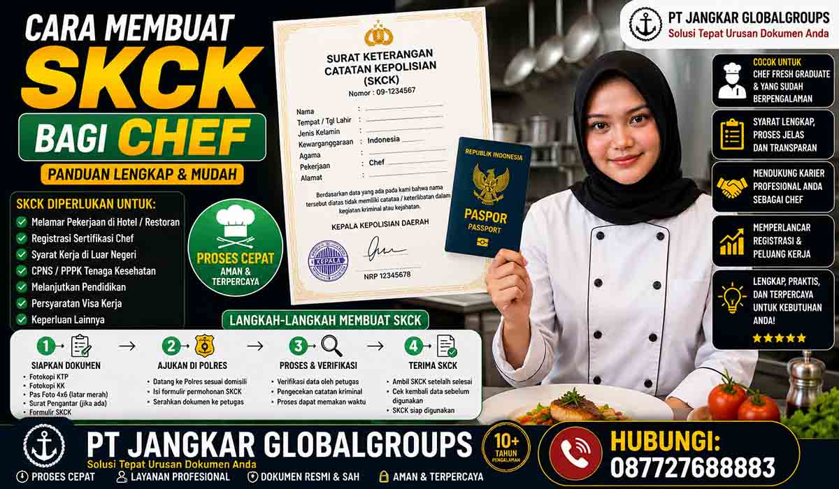 Cara Membuat SKCK bagi Chef