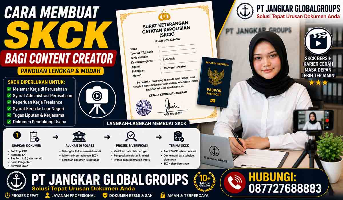 Cara Membuat SKCK bagi Content Creator