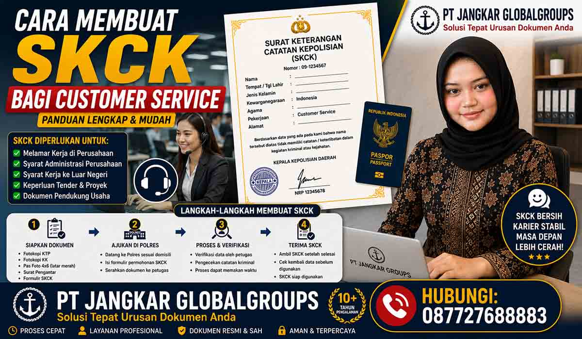 Cara Membuat SKCK bagi Customer Service