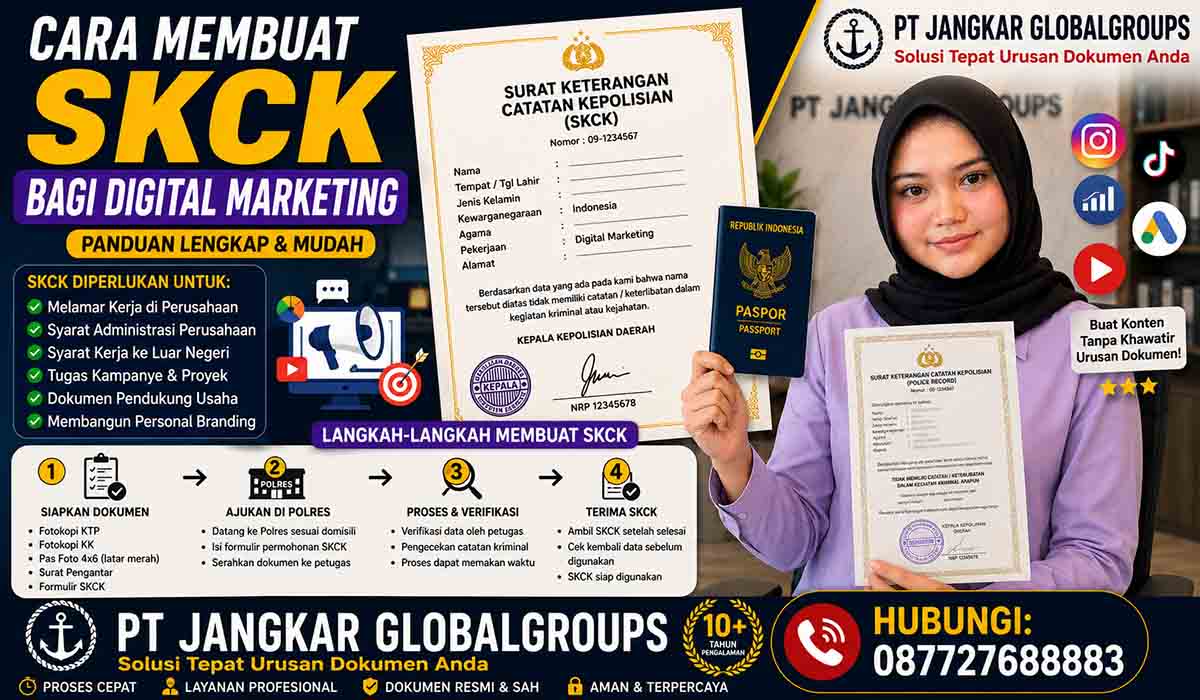 Cara Membuat SKCK bagi Digital Marketing