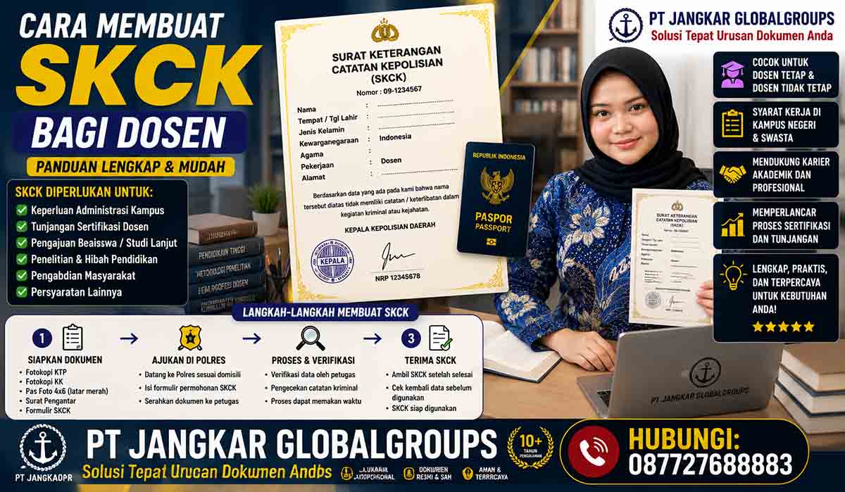 Cara Membuat SKCK bagi Dosen