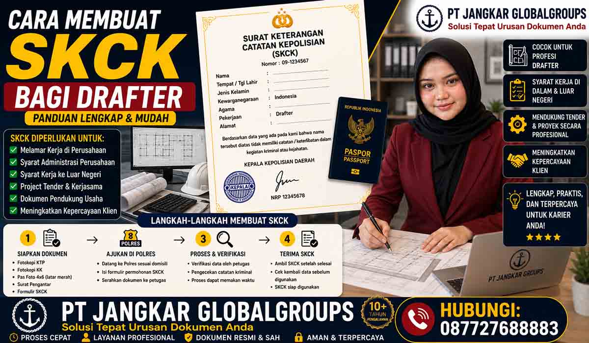 Cara Membuat SKCK bagi Drafter