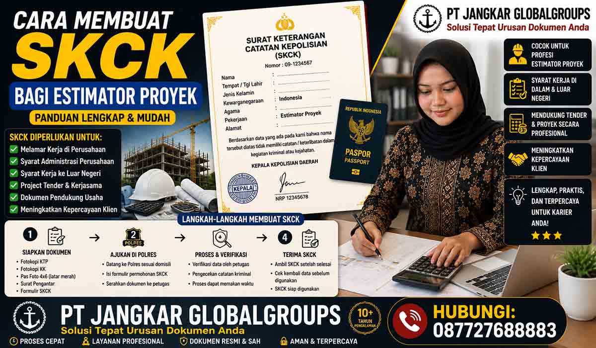 Cara Membuat SKCK bagi Estimator Proyek