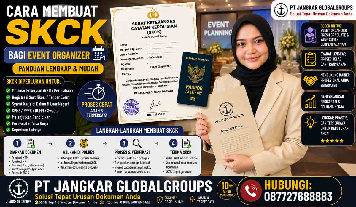 Cara Membuat SKCK bagi Event Organizer
