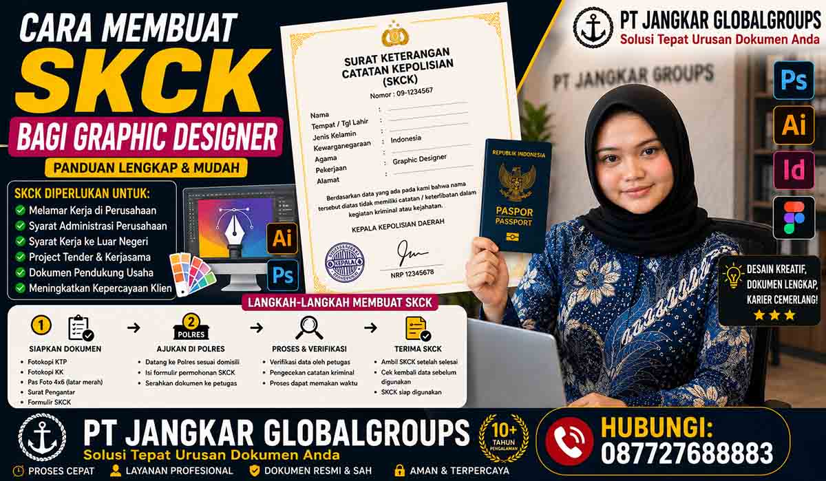 Cara Membuat SKCK bagi Graphic Designer