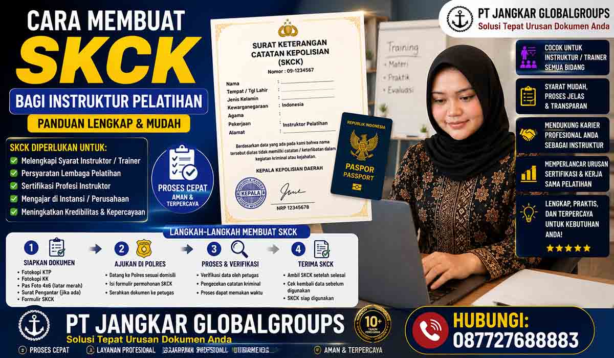 Cara Membuat SKCK bagi Instruktur Pelatihan