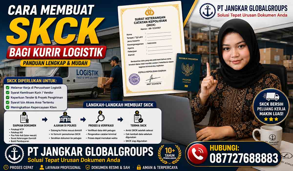 Cara Membuat SKCK bagi Kurir Logistik