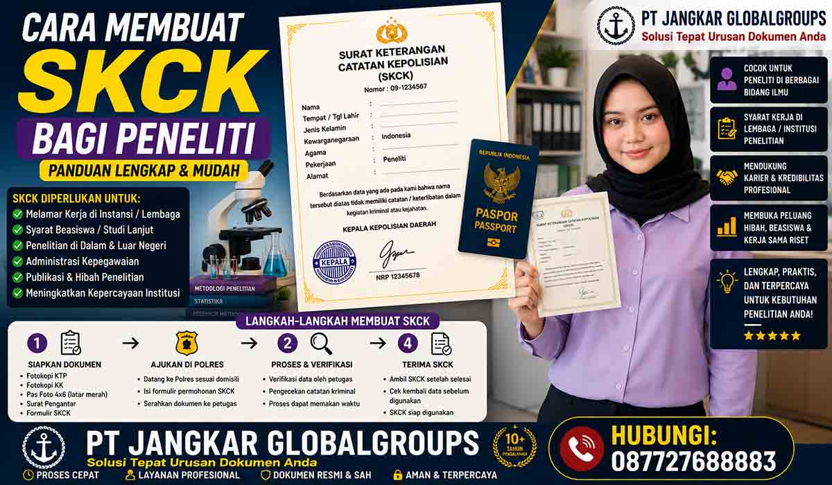 Cara Membuat SKCK bagi Peneliti