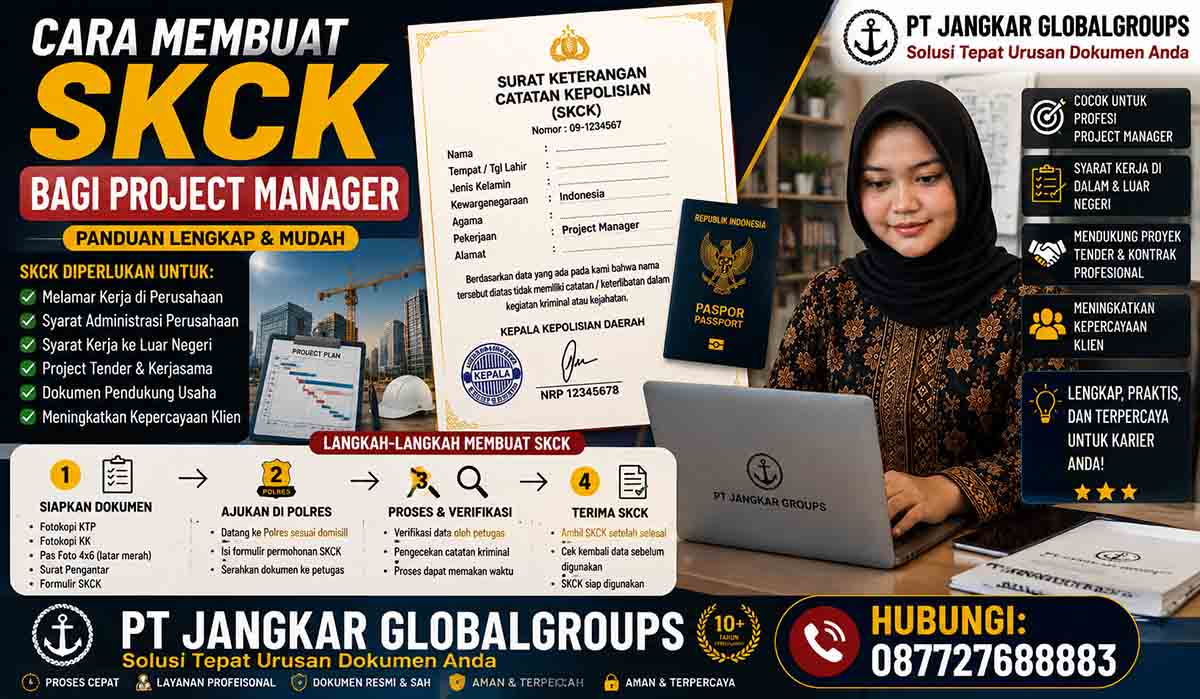 Cara Membuat SKCK bagi Project Manager