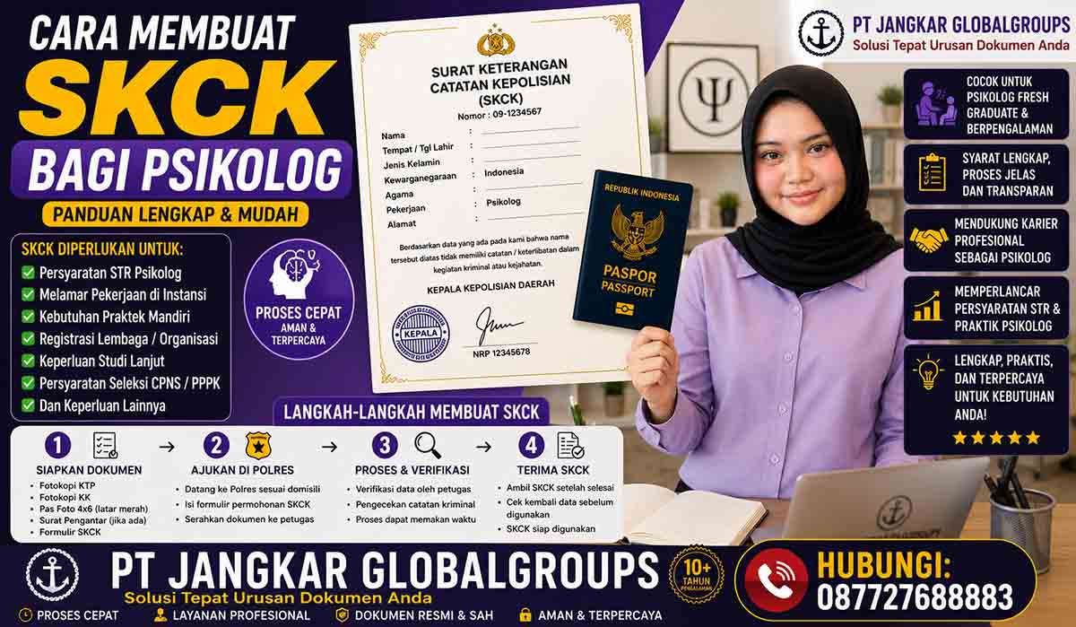 Cara Membuat SKCK bagi Psikolog