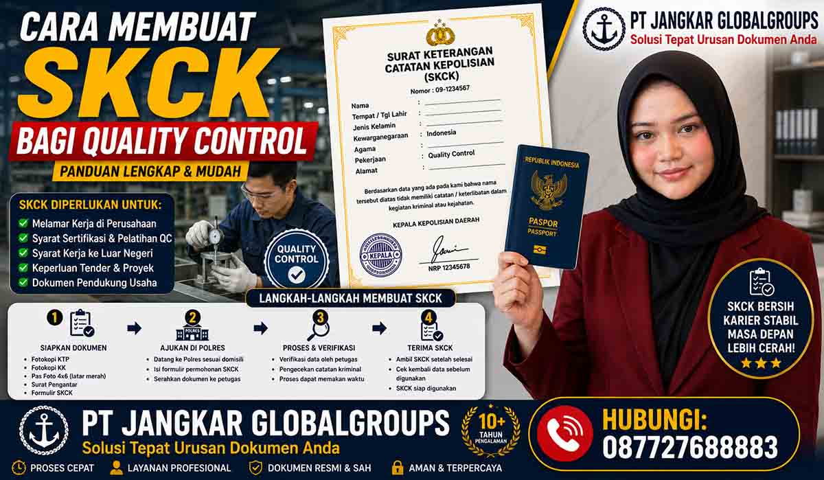 Cara Membuat SKCK bagi Quality Control