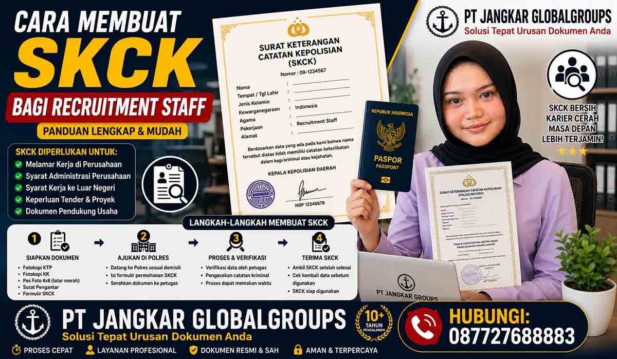 Cara Membuat SKCK bagi Recruitment Staff