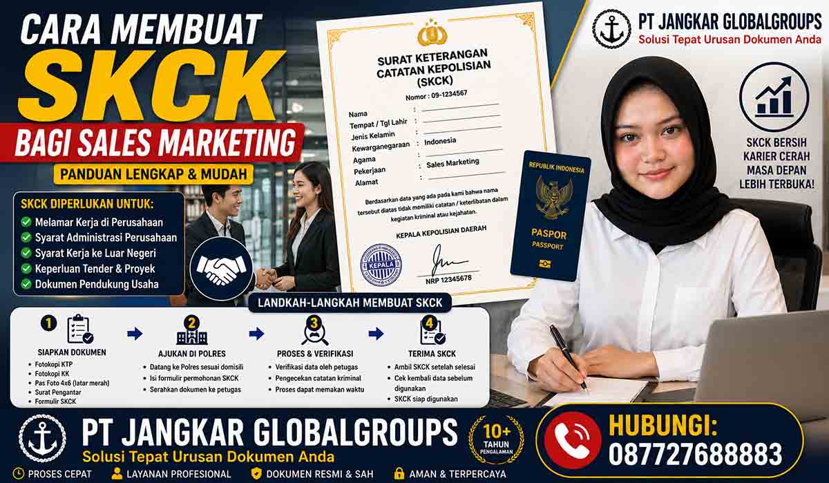 Cara Membuat SKCK bagi Sales Marketing