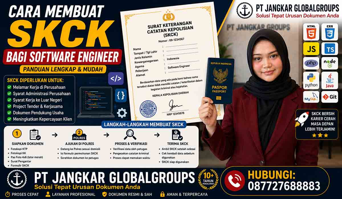 Cara Membuat SKCK bagi Software Engineer