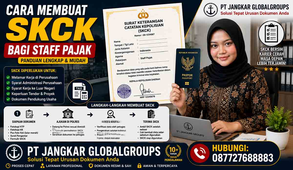 Cara Membuat SKCK bagi Staff Pajak