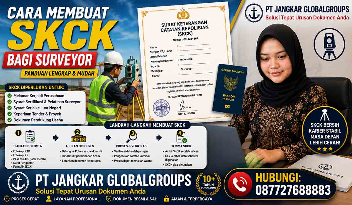 Cara Membuat SKCK bagi Surveyor