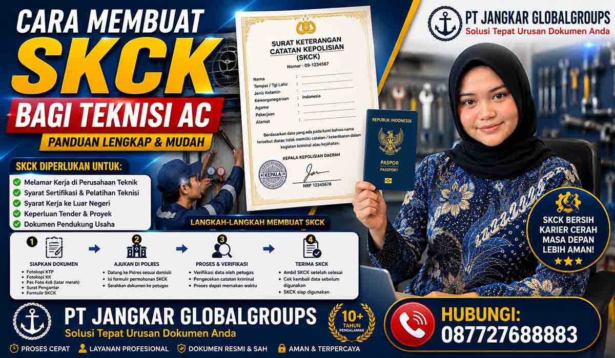 Cara Membuat SKCK bagi Teknisi AC