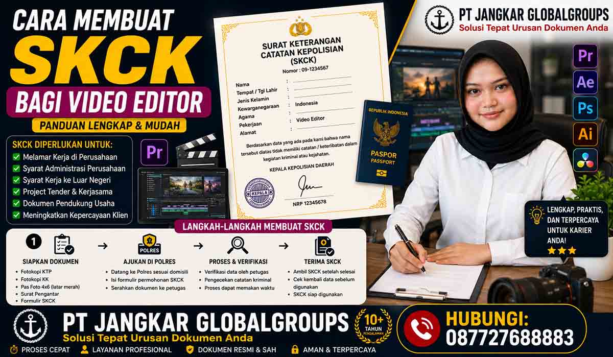 Cara Membuat SKCK bagi Video Editor