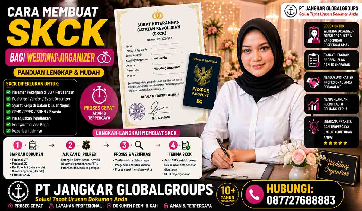 Cara Membuat SKCK bagi Wedding Organizer
