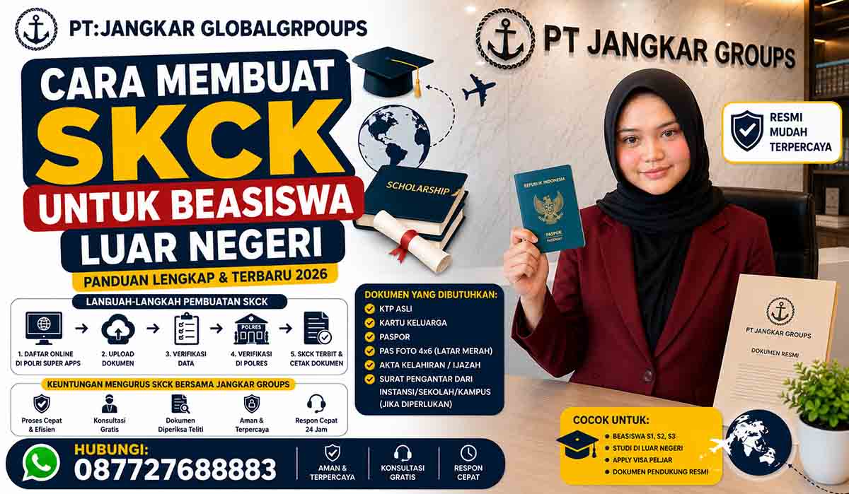 Cara Membuat SKCK untuk Beasiswa Luar Negeri