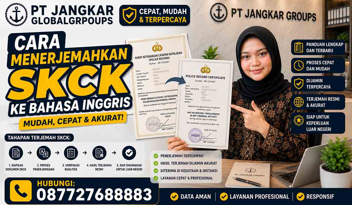 Cara Menerjemahkan SKCK ke Bahasa Inggris