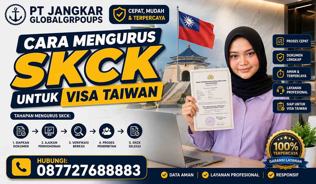 Cara Mengurus SKCK untuk Visa Taiwan