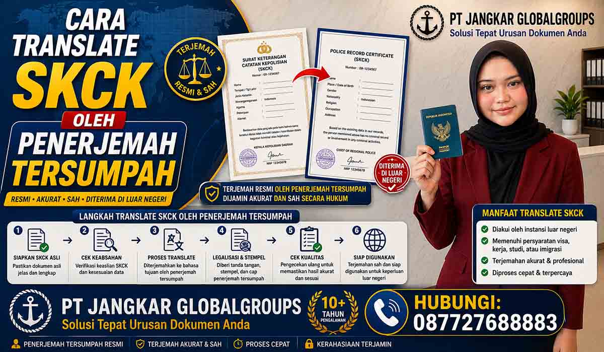 Cara Translate SKCK oleh Penerjemah Tersumpah