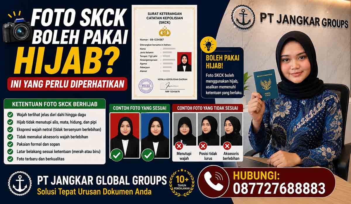 Foto SKCK Boleh Pakai Hijab Ini yang Perlu Diperhatikan