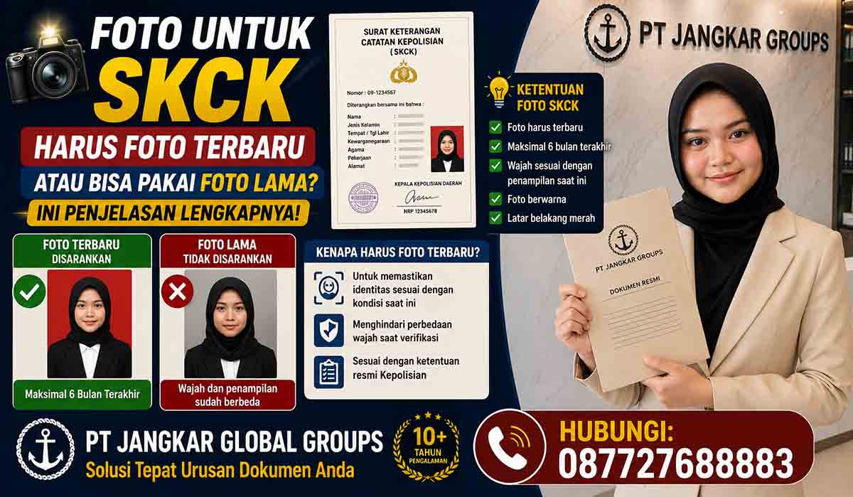 Foto untuk SKCK Harus Foto Terbaru atau Bisa Pakai Foto Lama