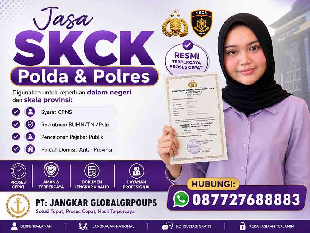 Jasa SKCK Polda & Polres