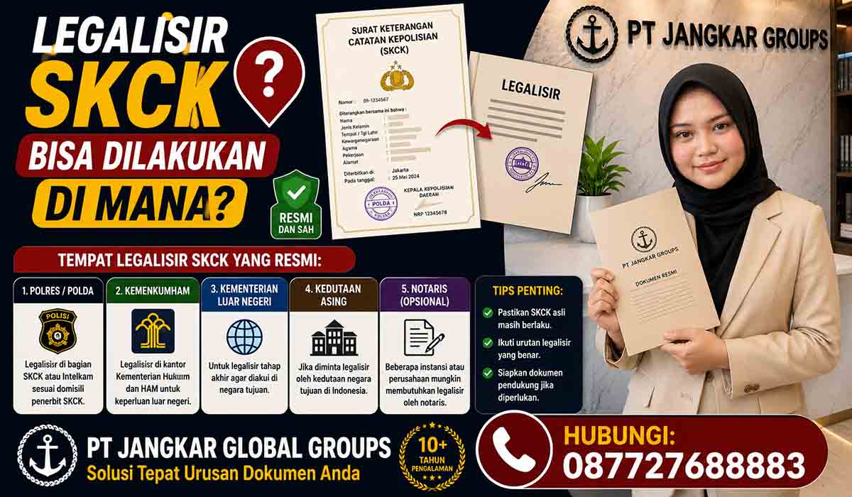 Legalisir SKCK Bisa Dilakukan di Mana