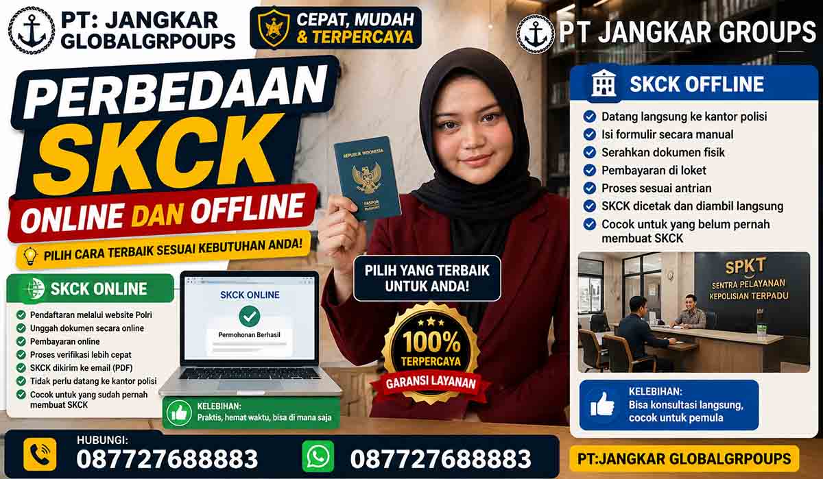 Perbedaan SKCK Online dan Offline