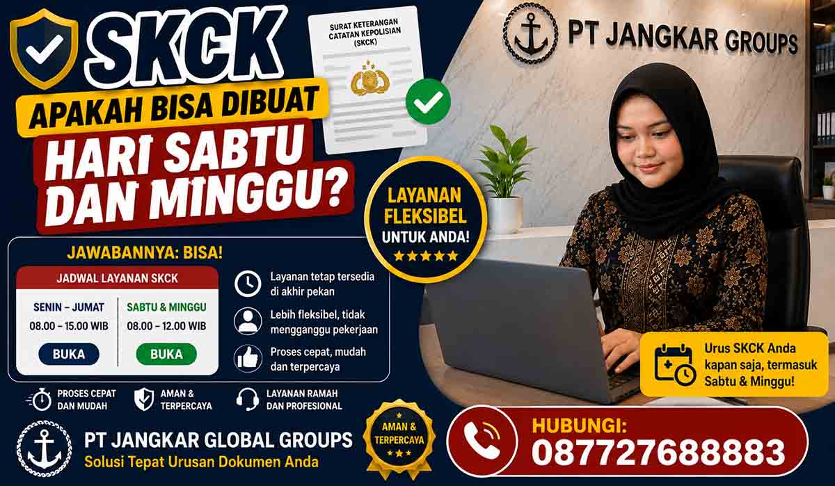 SKCK Apakah Bisa Dibuat Hari Sabtu dan Minggu